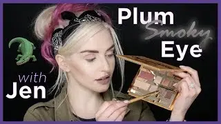 plum smoky eye with Grav3yard Girl's Swamp Queen Palette