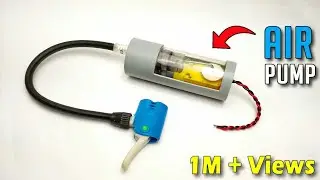 How To Make Air Pump at Home | Homemade Air Compressor #InventionGuru