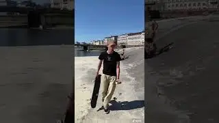 Facciamo #skate sul lung&rsquo;Arno a #Firenze 🧡 IG: @skateboardtv__