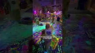 Neon paint + water guns = forever friendship💥 #ShotOfArt #neonart