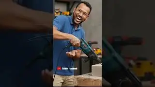Tips Bor Beton Tanpa Capek❗ Rahasia Mode Hammer Bosch