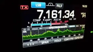 W7WA west coast dx being received @ G0UWK on the 40m band.