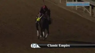 Classic Empire gallops 4.24
