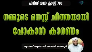 നമ്മുടെ മനസ്സ് ചീത്തയായിപ്പോകാൻ കാരണം ഇതാണ് I HADEES CLASS 768 l MANASS CHEETHAYAYI POKAN KARANAM
