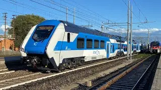 TRENI PASSEGGERI E merci VELOCI di ogni tipo in transito alla stazione di IMOLA!