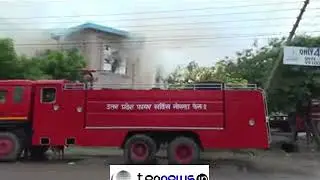 Idea Mobile Company at Noida Sector 63 Gutted in Fire