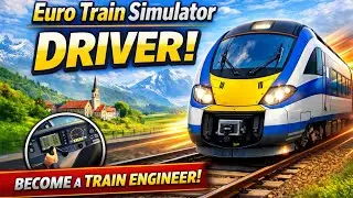 Euro Train Simulator Driver 😱 Realistic Train Control!