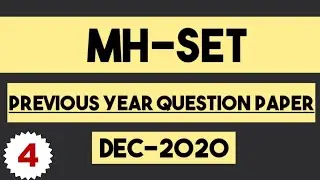 Previous Year Paper || Mh-SET || December 2020 || Part-4 || &lrm;@Savvy Forensics&nbsp;