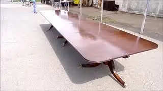 16ft 5 Metre antique Regency pedestal table