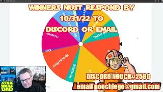OCTOBER PRIZE DRAWING!  Watch to see if you won!