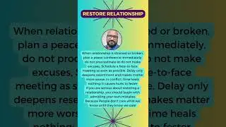 Restore Relationship🎯by  VVMinds