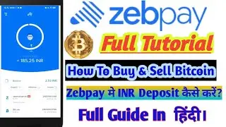 Zebpay Full Tutorial|| How To Buy/Sell Crypto-BTC , Withdrawal & Deposit| Zebpay Trading Tutorial