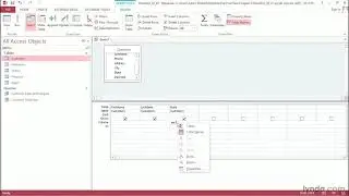 Access Tutorial - Defining criteria