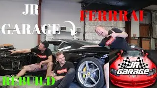 ГАРАЖ JR!!!! РАЗБИТАЯ FERRARI 458 (ВИДЕО №3)