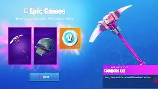 The NEW FREE Founders Pack in Fortnite...
