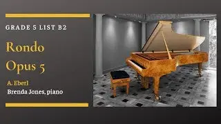 AMEB Piano Series 18 Grade 5 List B2 Eberl Rondo | Brenda Jones on 102 Stuart & Sons piano