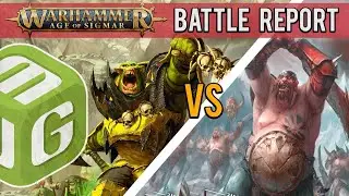 Ironjawz vs Ogor Mawtribes Age of Sigmar Battle Report Ep 123