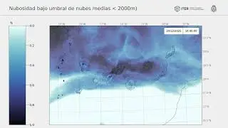 Canary Islands Cloud cover forecast: 20251228