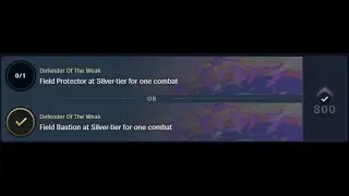 FIELD BASTION AT SILVER-TIER FOR ONE COMBAT-TFT-09-04-2025