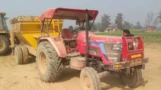 JCB 3DX expert and Mahindra Arjun Novo Gara mixing loading video#😝#trending #video #viral #sonujcb