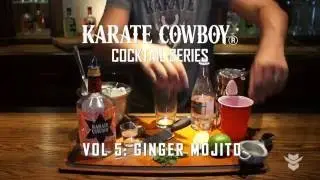 Karate Cowboy Cocktail Series:  Vol 5 Ginger Mojito