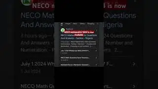 100% Verified NECO Mathematics OBJ/ESSAY Questions and Answers #Maths #Necomaths
