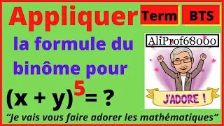 Appliquer la formule du bin&ocirc;me de Newton pour calculer (x+y)⁵