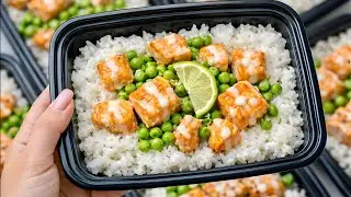 20-Min Creamy Salmon Lime Meal Prep &ndash; Healthy Work Lunch!