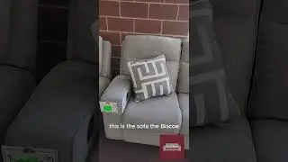The Biscoe Power Reclining Sofa, I can't believe it comes with accent pillows!