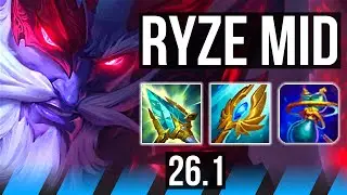 RYZE vs YONE (MID) | KR Master | 26.1