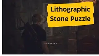 Lithographic Stone Puzzle Resident Evil 4