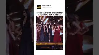 Winning Reaction of Femina Miss India 2023 #missindia #bollywood #missworld