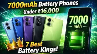 7000mAh Battery Phones Under ₹16,000 | 7 Best Battery Kings! #bivusworld #7000mahbattery