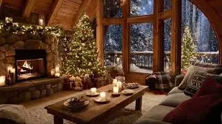 Cozy Cabin Jazz 🏡🔥 | Warm Jazz Background Music for Calm Focus & Relaxation