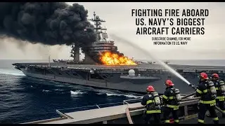 Fighting Fire Aboard US Navy&rsquo;s Biggest Aircraft Carriers