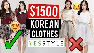 $1500 OF KOREAN CLOTHES Try-On HAUL from YESSTYLE