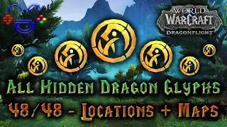 Dragonflight Glyph Locations (4 main zones)