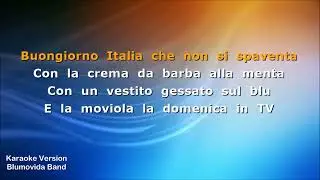 L'Italiano  - base Karaoke - Toto Cutugno (BluMovida Band)