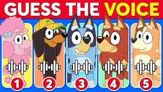 Guess the Bluey Characters by Their Voice 🐕✅ ~ Bingo, Bluey, Socks, Bandit