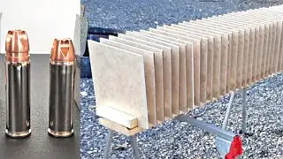 500 S&W Magnum vs Ceramic Tiles Part 2 - Underwood Ammo Xtreme Penetrators