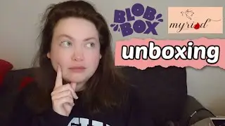 Period Subscription Unboxing! Blob Box vs Myriod | Scottish Vlogger 2022