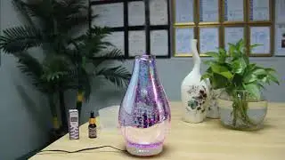 Hidly 3D Glass Essential Oil Diffuse Cool Mist Diffuser-H410