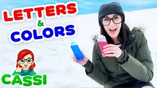 Learn Letters and Numbers in the Snow with Cassi - Educational Video for Kids