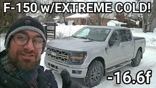 Ford F-150 Tremor в условиях сильного мороза на стандартных шинах… Сможет ли он это выдержать?