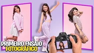 MEU PRIMEIRO ENSAIO FOTOGRÁFICO! *Amei!