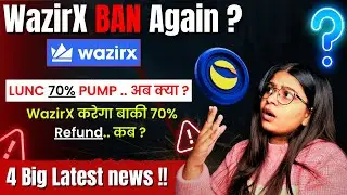 WazirX Latest updates🚨? Lunc coin latest news today || Wairx 70% refund news ? Crypto news today