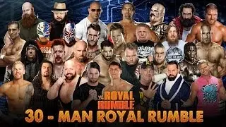 WWE Royal Rumble 2014 Match HD (WWE 2K14)