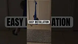 Our swings are super easy to install!☺️ #sensoryissues #sensory #antianxiety #sensoryswings