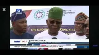 FED GOVT PARTNER STATE, FLAGS OFF CONSTRUCTION OF NADDC AUTOMOTIVE TRAINING CENTRE IN AKAMKPA, CRS.