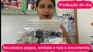Produ&ccedil;&atilde;o do dia ✨ Recebidos pagos, embala e fala, encomenda